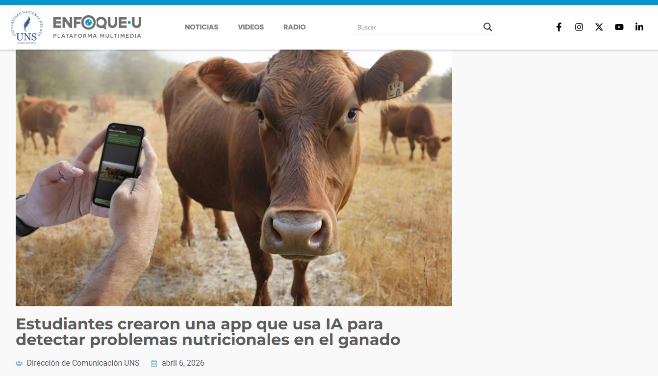 Enfoque U's (News site) article