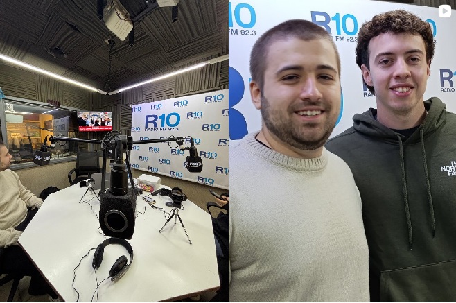Radio 10 Bahia's social media post